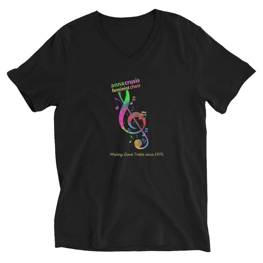 Unisex Short Sleeve V-Neck T-Shirt - Making Good Treble