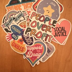lots of stickers