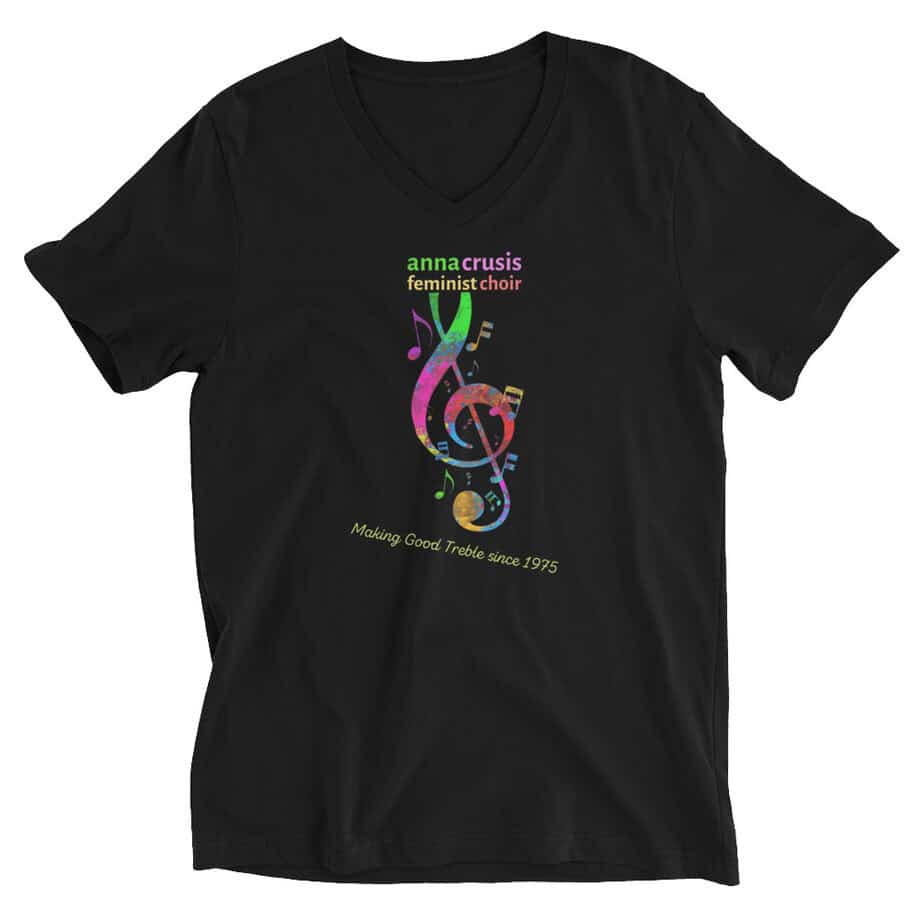 "Make Good Treble" Unisex Short Sleeve V-Neck T-Shirt