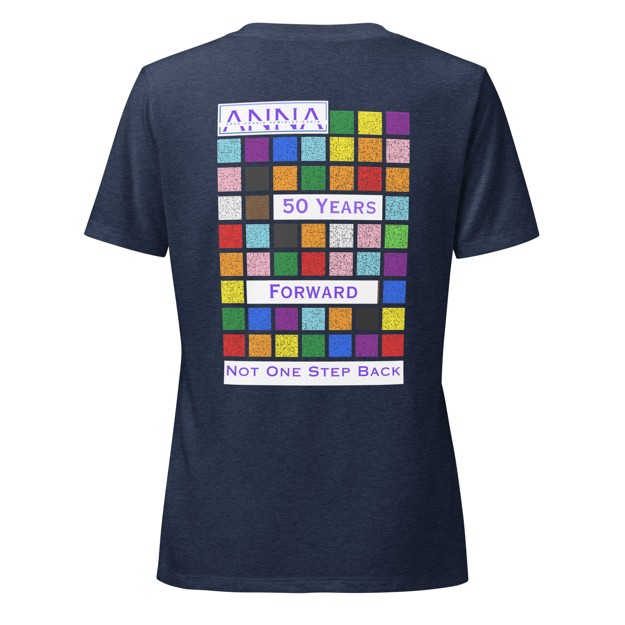 50th Anniversary Pride Women's Cut Relaxed V-neck T-shirt - Image 9