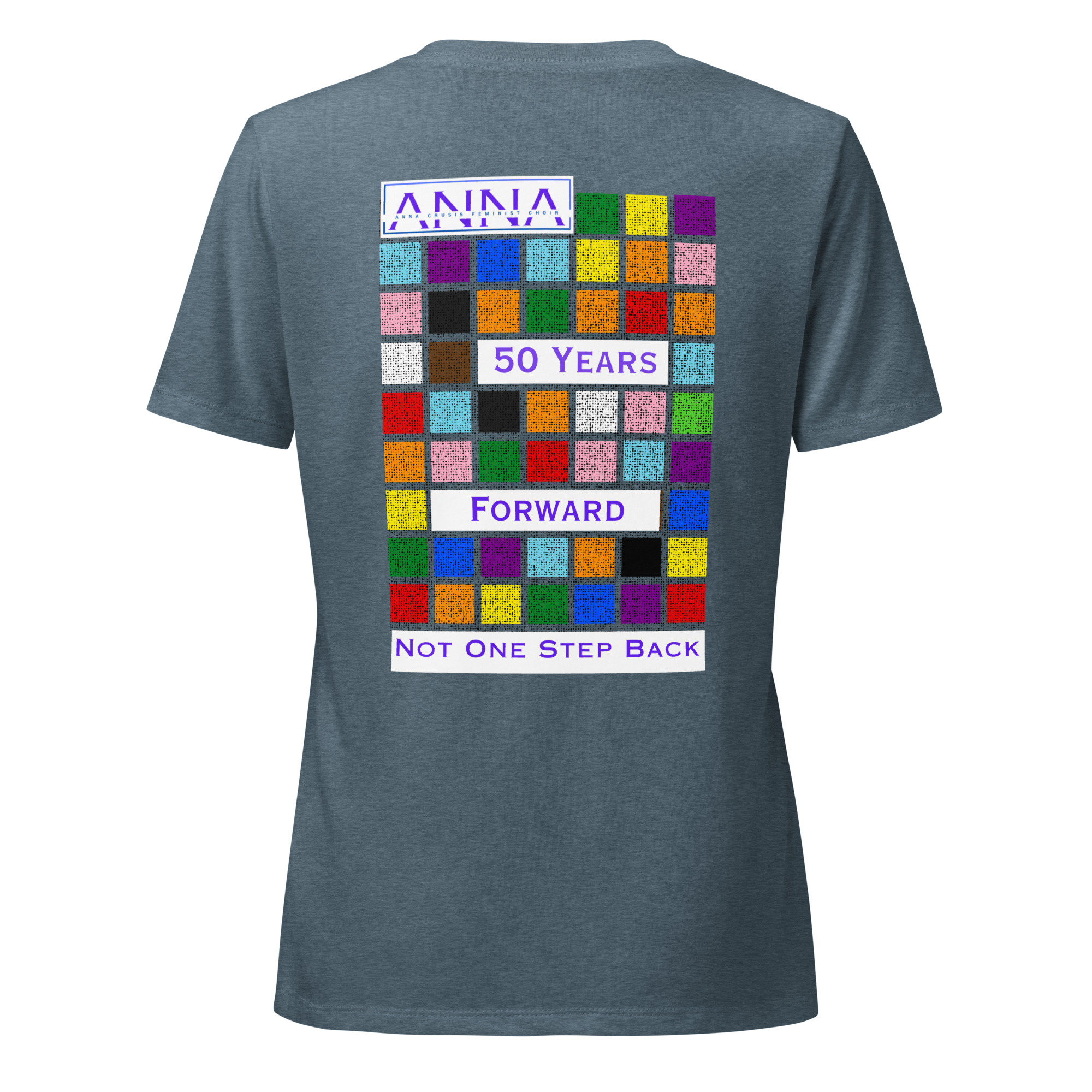50th Anniversary Pride Women's Cut Relaxed V-neck T-shirt - Image 17
