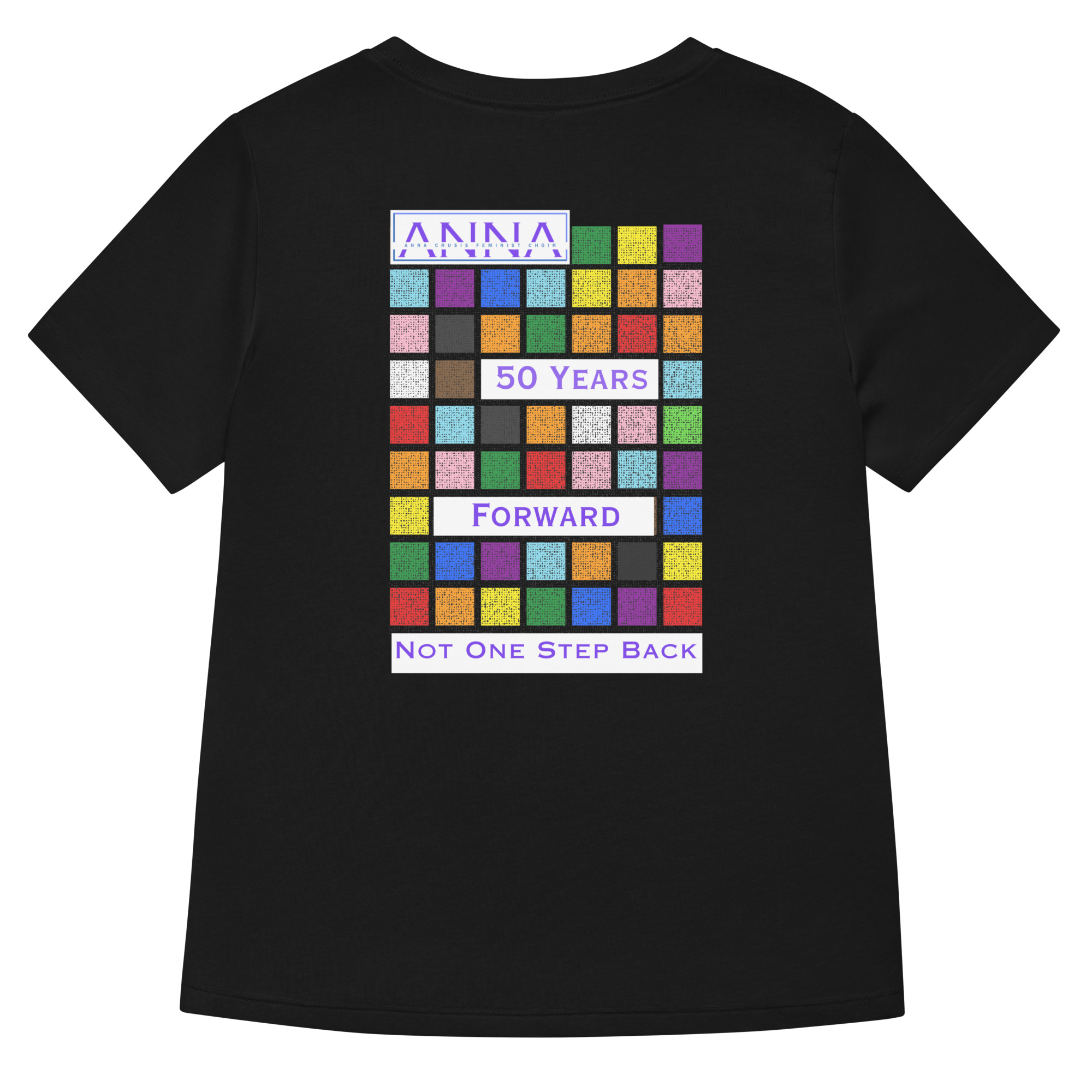 50th Anniversary Pride Women's Cut Relaxed V-neck T-shirt - Image 2