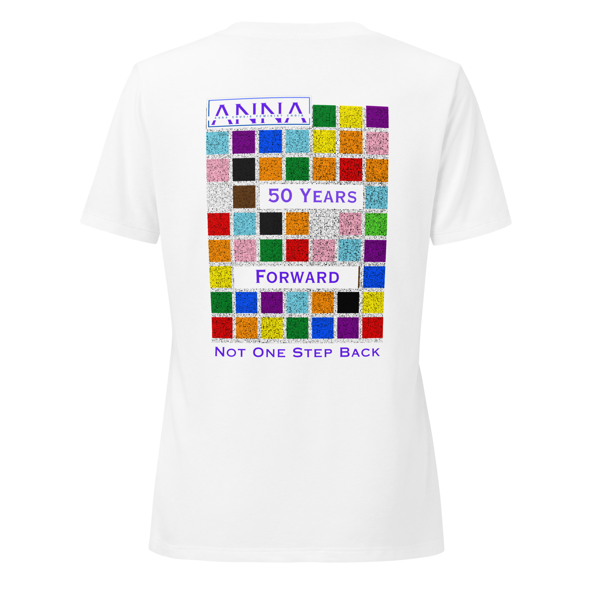50th Anniversary Pride Women's Cut Relaxed V-neck T-shirt - Image 25