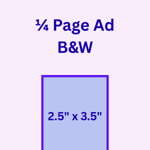 1/4-page ad 2.25" x 3.5"